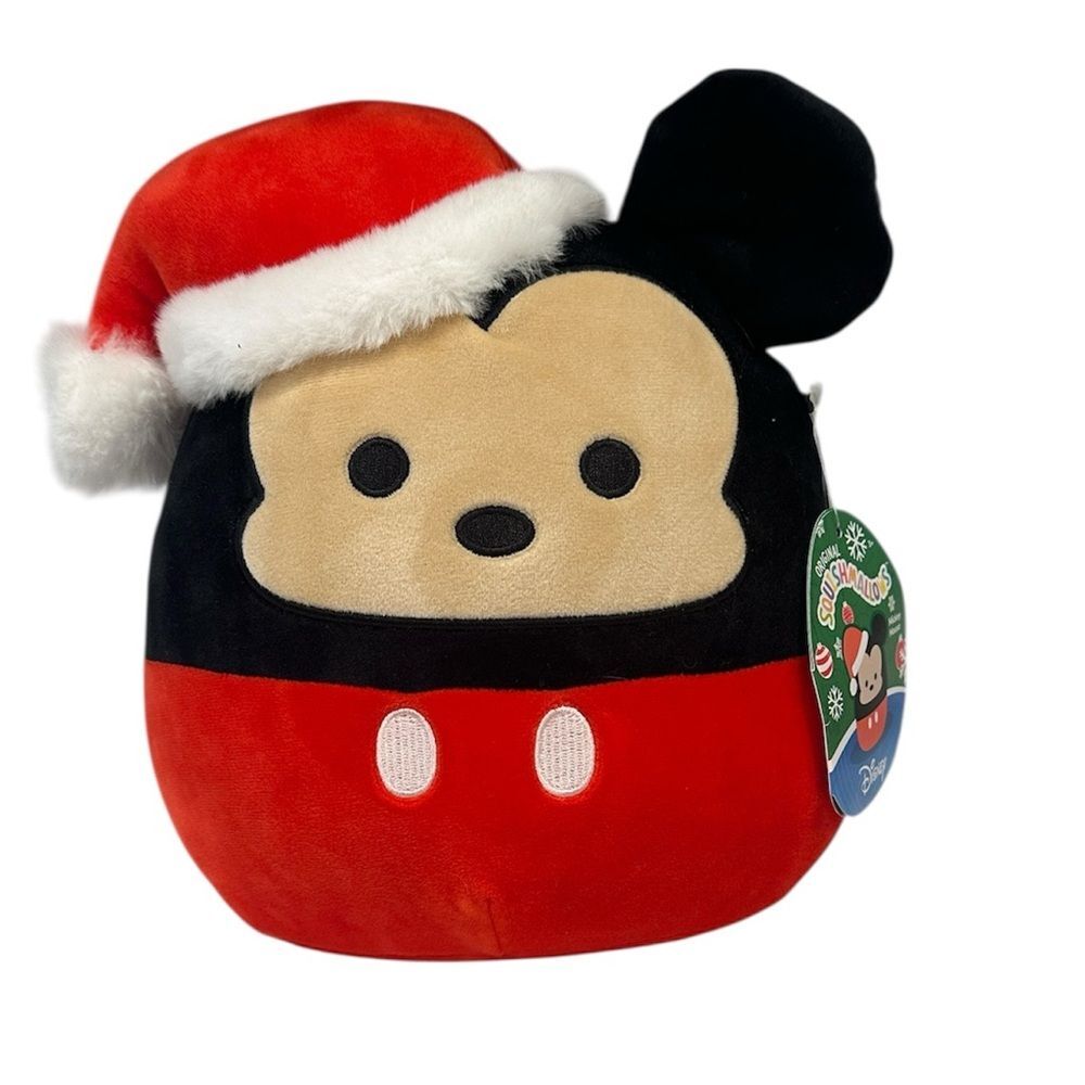 Squishmallows Original 8” Disney Mickey Mouse Christmas Plush NEW